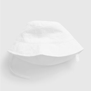 GAP Baby White Eyelet Bucket Hat